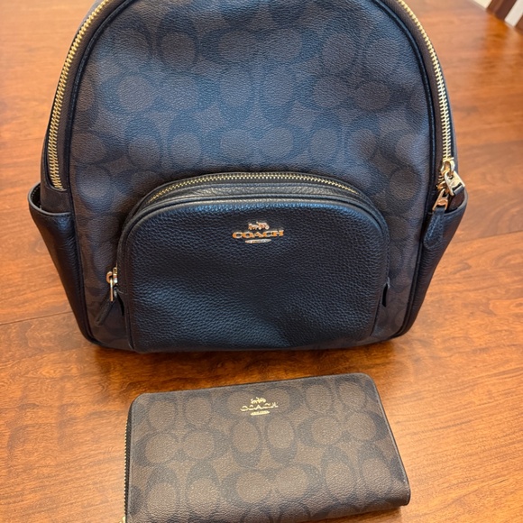 Coach Backpack with matching wallet main image 4